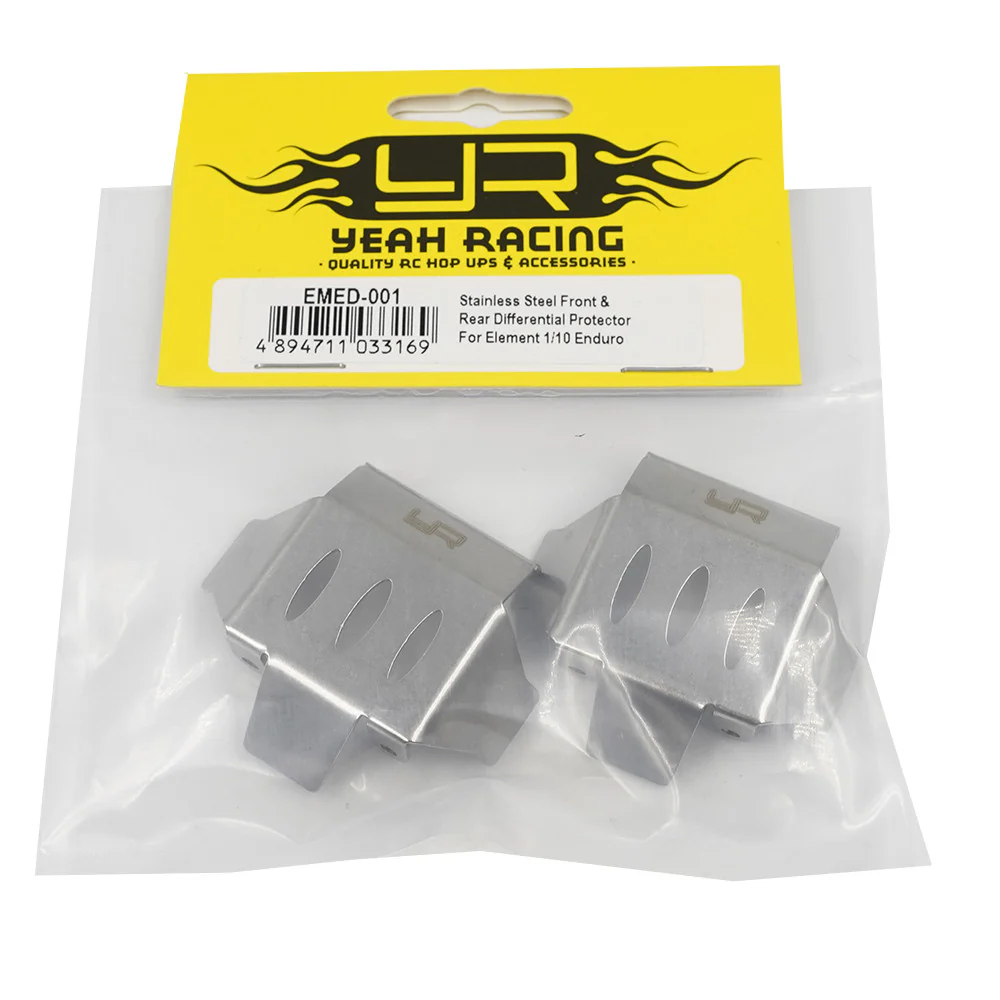 Protecteur de différentiel avant/arrière en acier inoxydable pour Element 1/10 Enduro - Image 3
