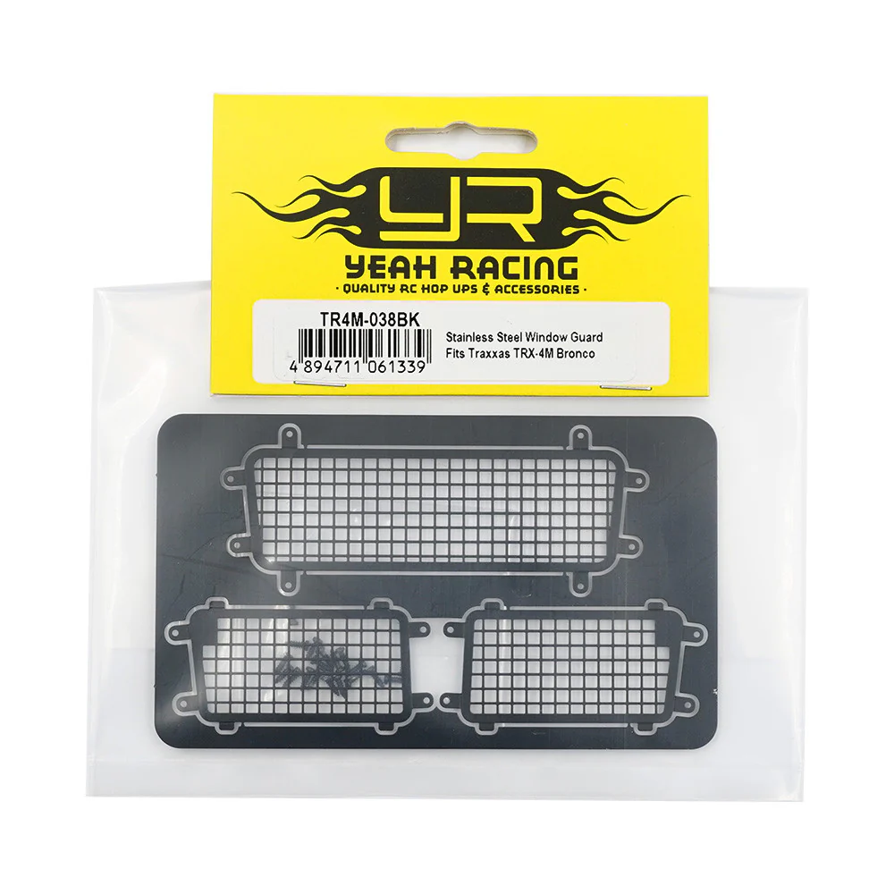 Protection de fenêtre en acier inoxydable pour Traxxas TRX-4M Bronco Yeah Racing - Image 2