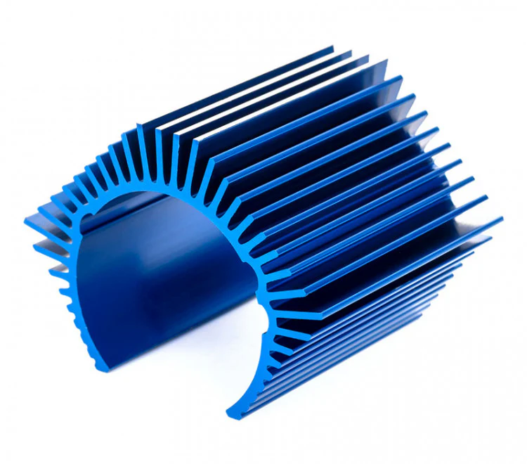 Radiateur moteur low profil velineon 1200XL Alu anodisé Bleu Traxxas 3362