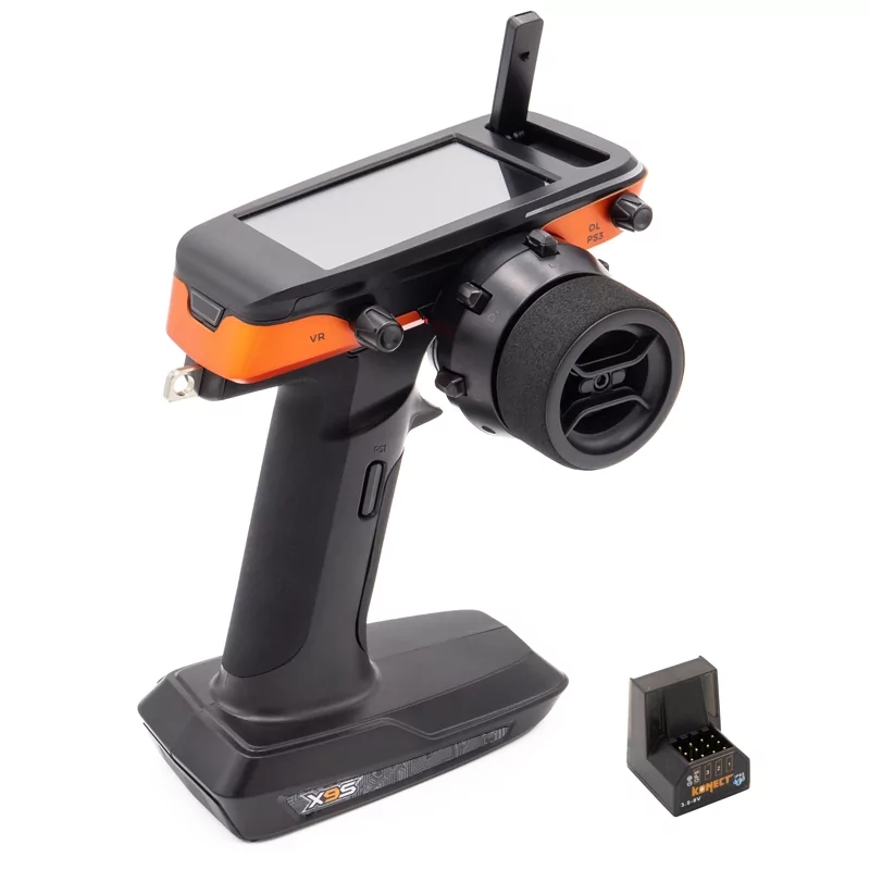 Radio Konect X9S avec récepteur 9 voies + mini récepteur 4 voies étanche RG4CHWP - KN-X9S-4CH