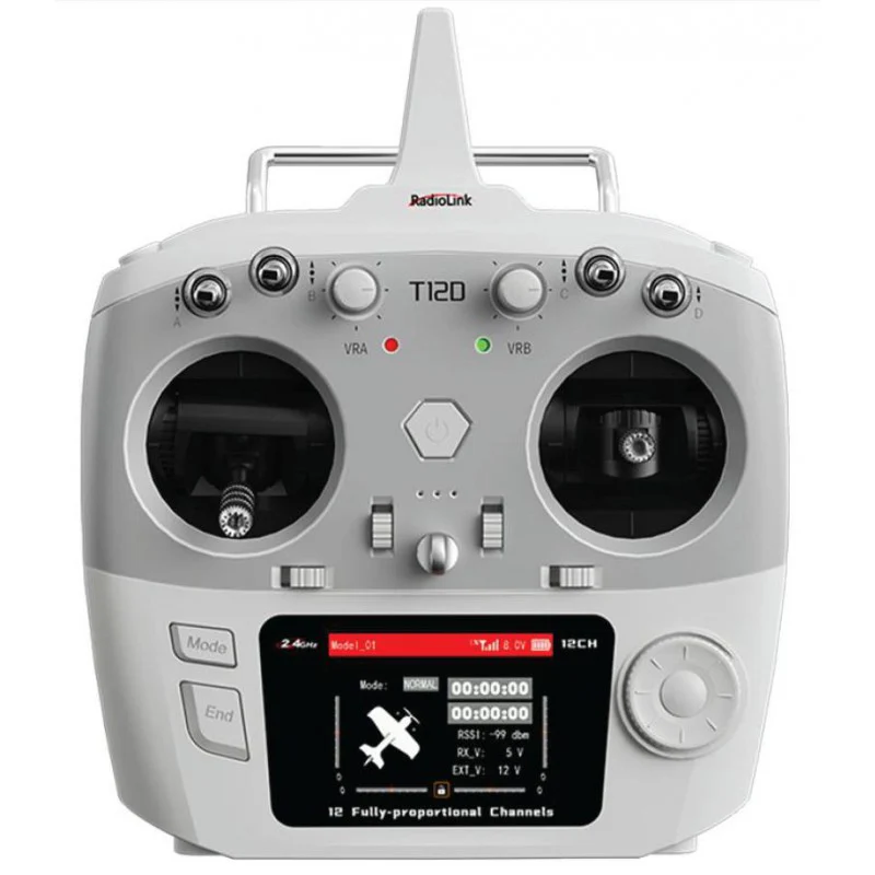 Radio Radiolink 12 voies T12D Mode 1 avec récepteur R12F