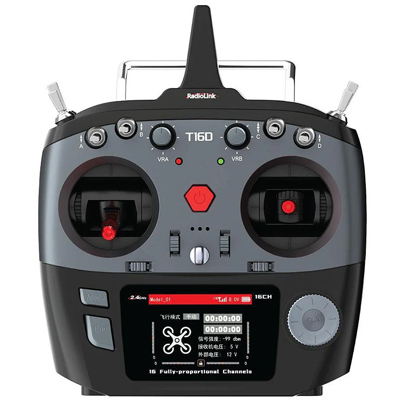 Radio Radiolink 16 voies T16D Mode 1 avec récepteur R16F