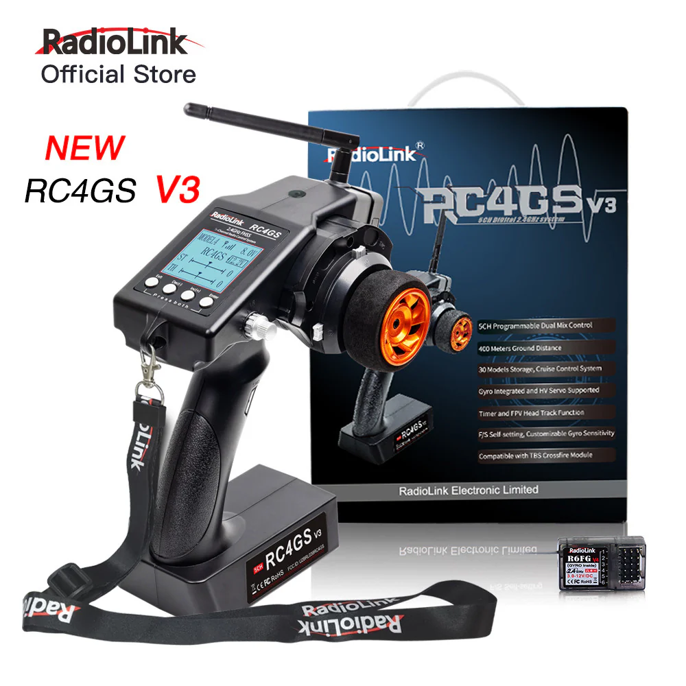 Radio Radiolink 5 voies RC4GS V3 + récepteur R6FG - Image 5