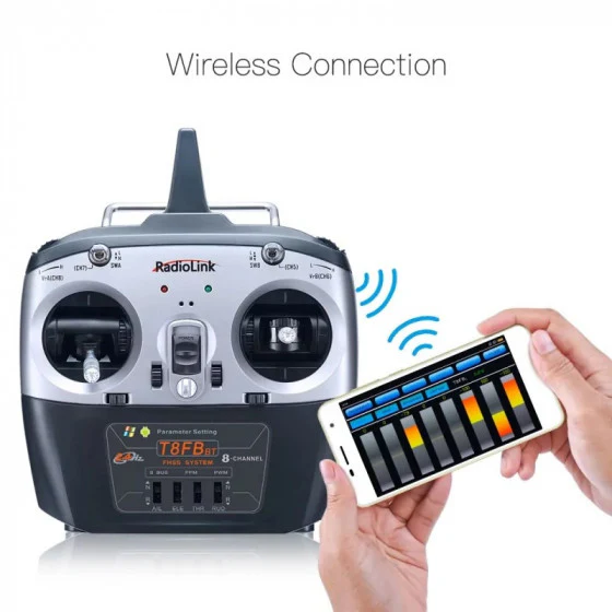 Radio Radiolink 8 voies T8FB BT+ récepteur R8EF - Mode 1 - Image 5