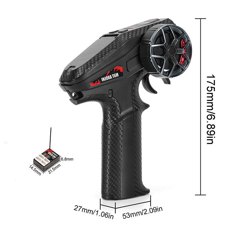 Radio + récepteur micro Injora T4DCM pour SCX30 1/30 - Image 3