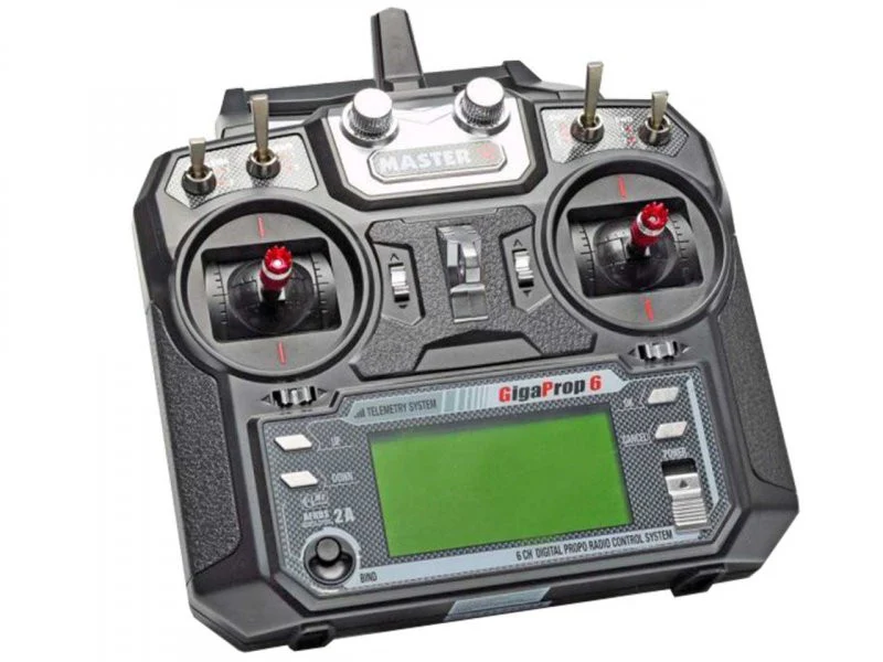 Radiocommande 6 voies MASTER GigaProp 6 (Mode 1+3)