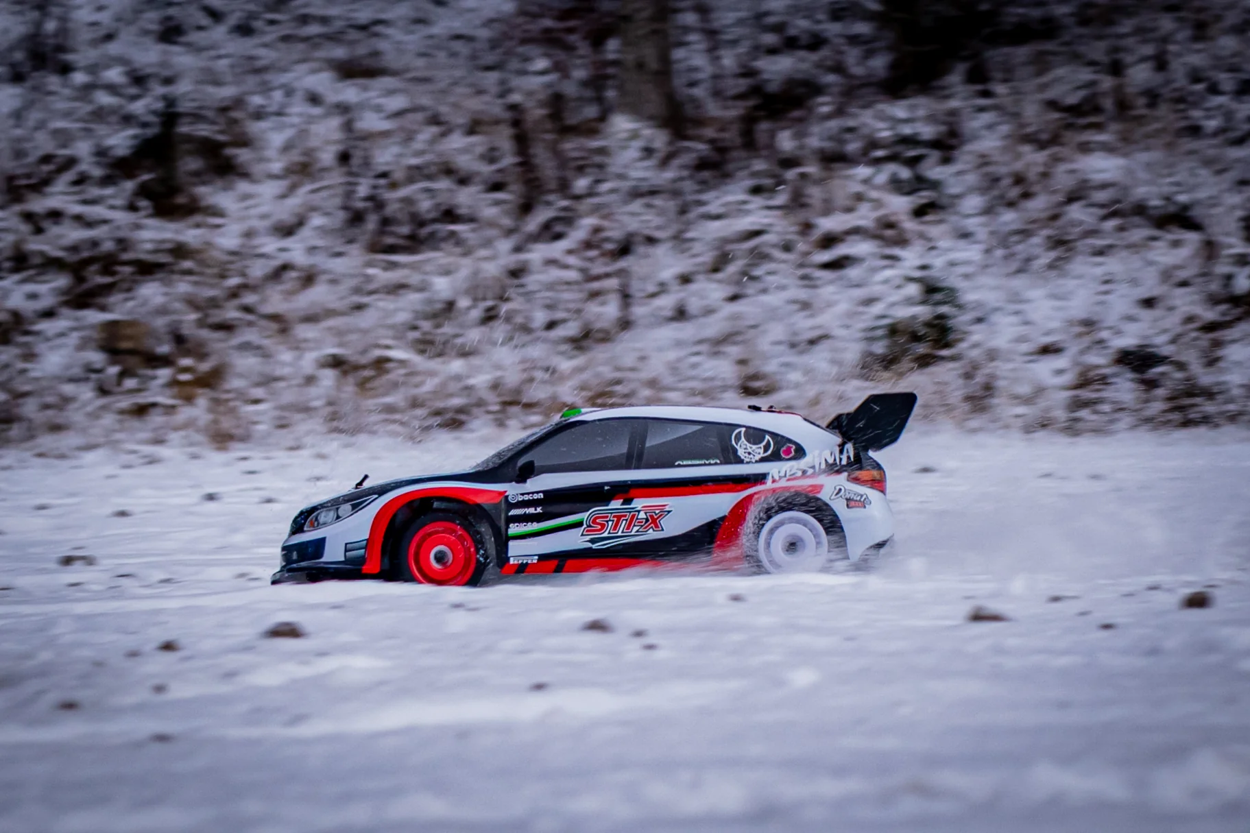 Rallye Absima 1/10 "STi-X" charbon 4WD RTR 12233 - Image 3