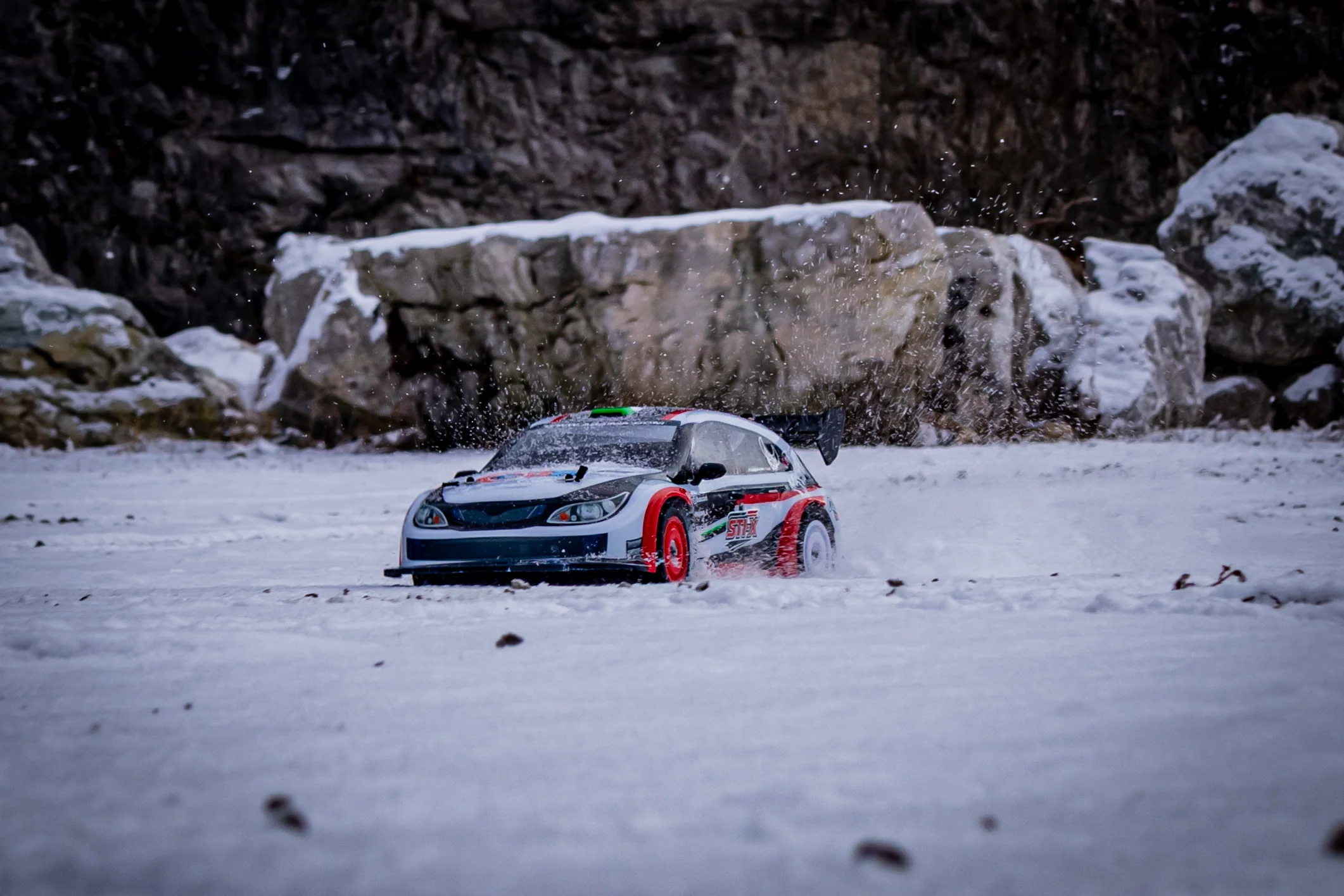 Rallye Absima 1/10 "STi-X" charbon 4WD RTR 12233 - Image 4