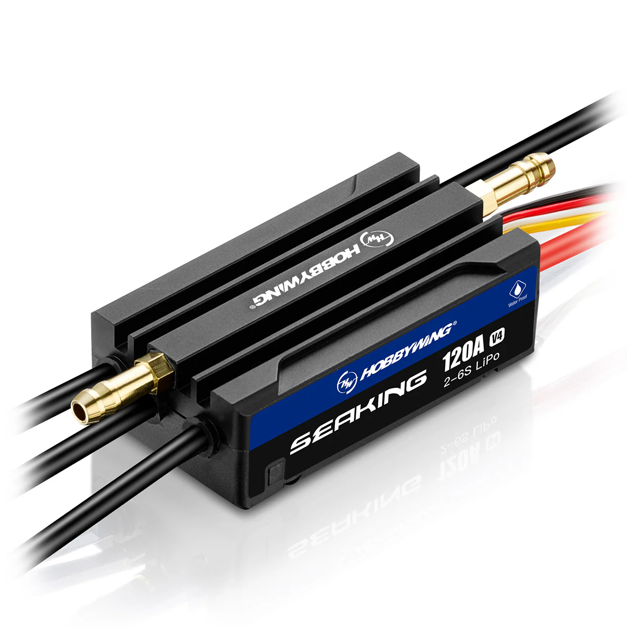 Régulateur de bateau Hobbywing Seaking 120A HW30302363 V4 (2-6s LiPo) - Image 2