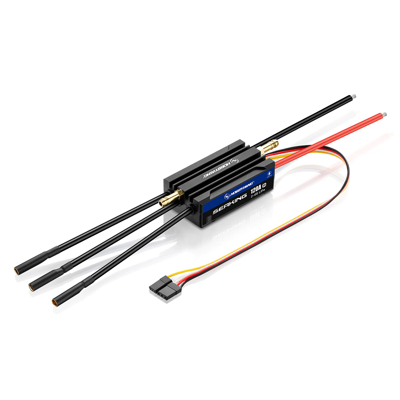 Régulateur de bateau Hobbywing Seaking 120A HW30302363 V4 (2-6s LiPo) - Image 4