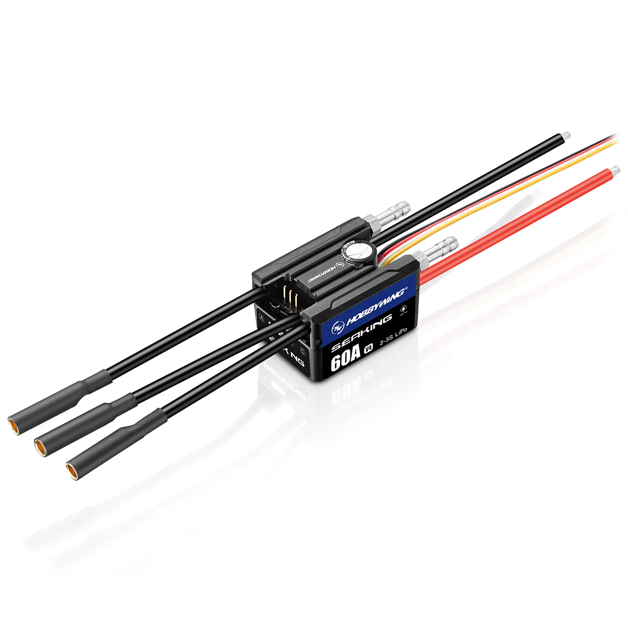 Régulateur de bateau Hobbywing Seaking 60A V4 2-3s Lipo - HW30302202 - Image 4