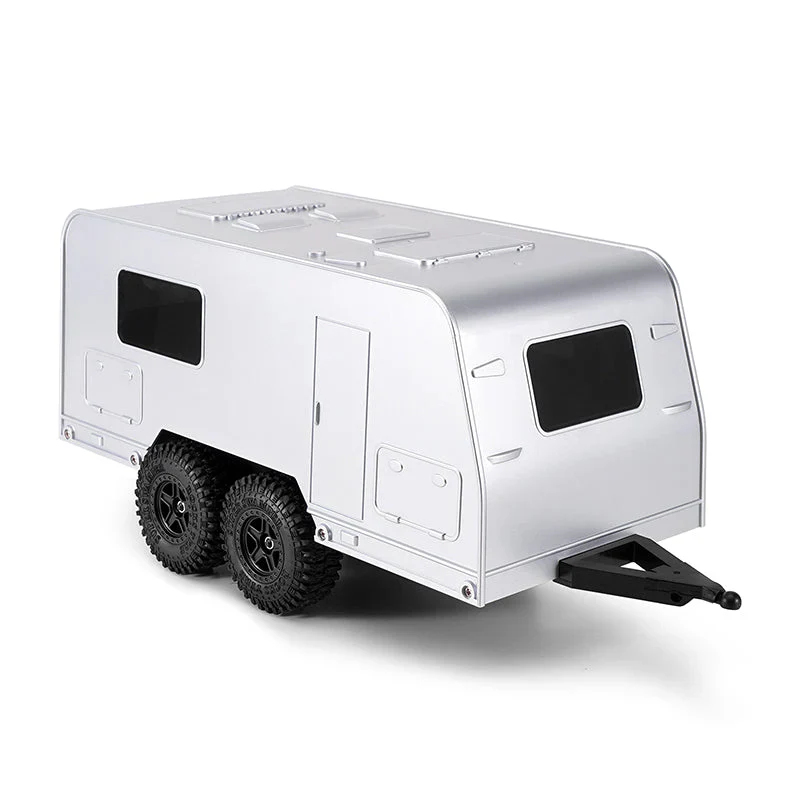 Remorque de camping-car silver INJORA avec attelage pour 1/18 TRX4M - AX-TC09SR - Image 5