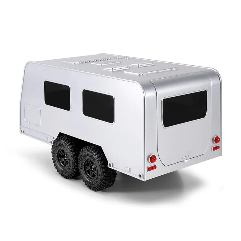 Remorque de camping-car silver INJORA avec attelage pour 1/18 TRX4M - AX-TC09SR - Image 7