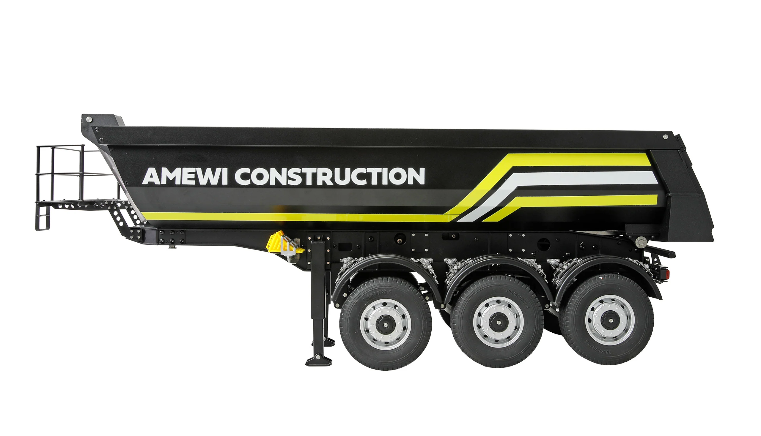 Remorque pour camion 1/14 Huina Scania Kabolite K770S métal noir (Amewi) - Image 4