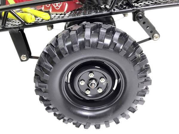 Remorque Tout Terrain en acier simple essieu - Accessoires pour crawler 1/10 - Image 7