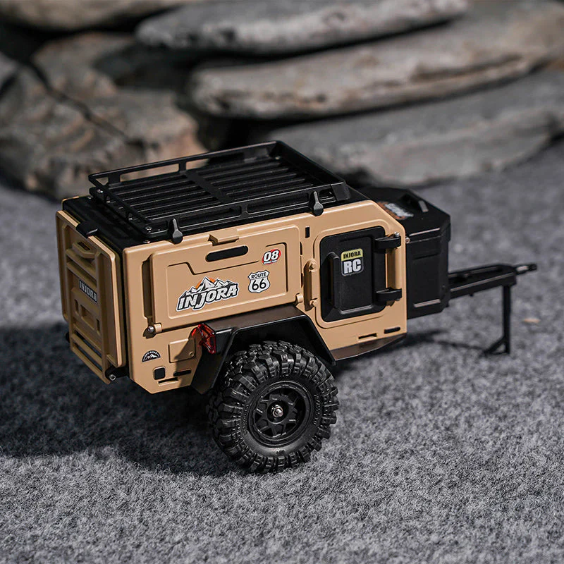 Remorque tout-terrain INJORA pour crawler 1/18 et 1/24 TRX4M SCX24 - DG-TC10YE - Image 5