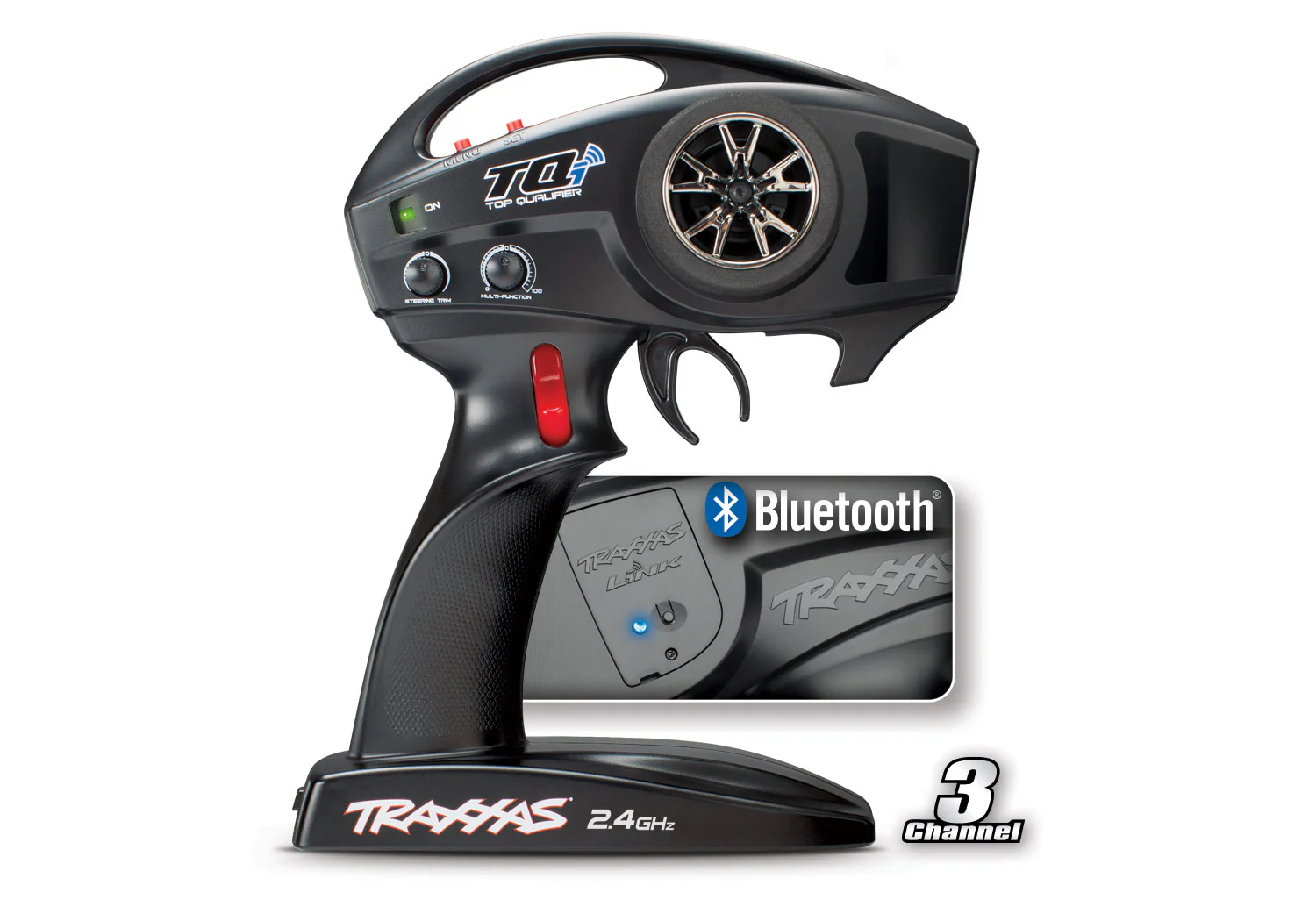 Revo 3.3 4wd Nitro Wireless / télémétrie TSM TQi RTR - Traxxas 53097-3 bleu - Image 4