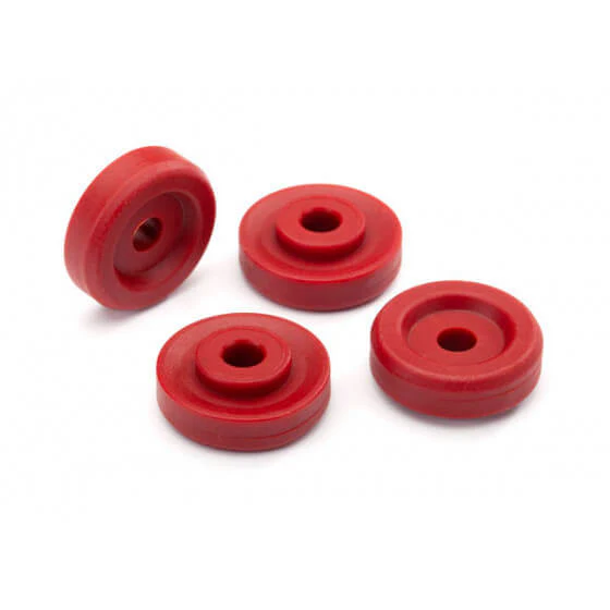 Rondelles de roues rouge (x4) - Traxxas 8957R