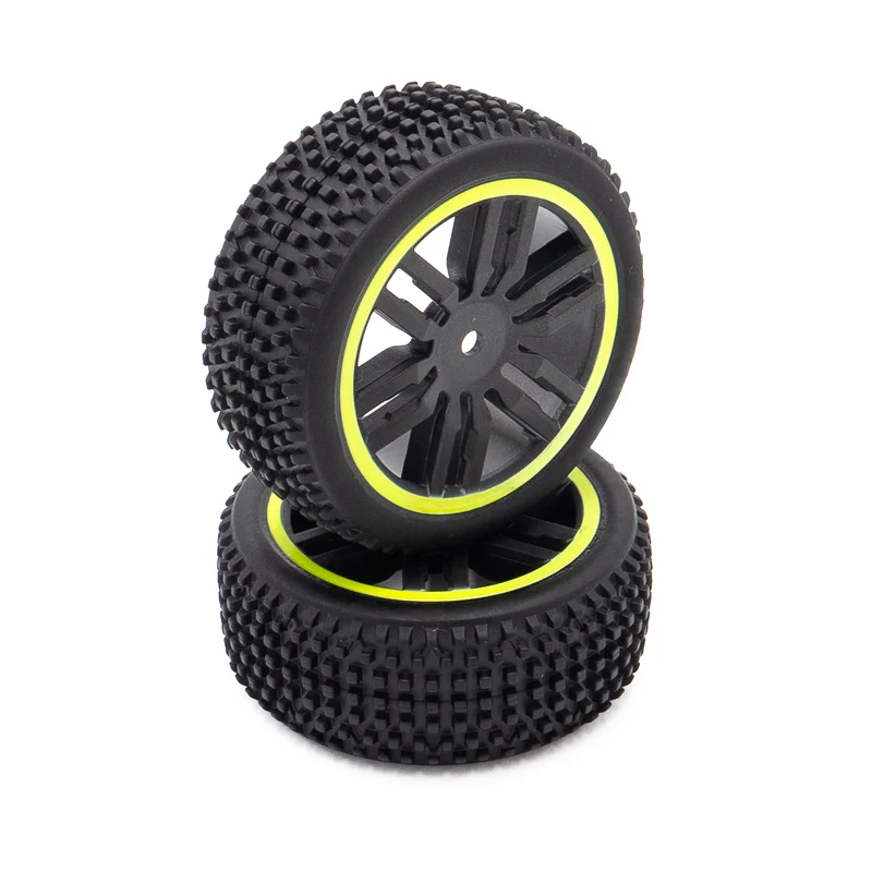 Roues complètes arrières Funtek SBX (x2) Jaune