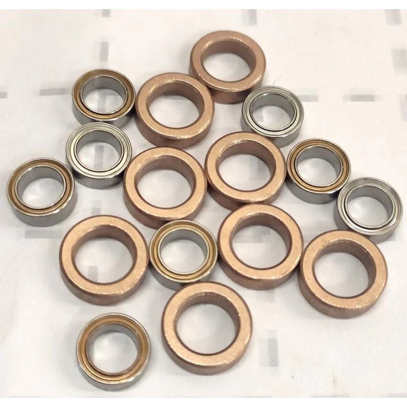 Roulement à billes 9.5x6.3x3 (8) et palier lisse 12x8x3.5 (8) pour DF-Fun-Racer 1/14 4WD RTR - 7621