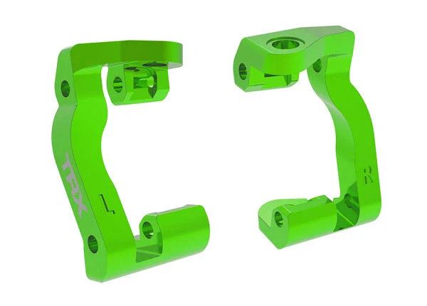 Roulettes en aluminium vert (paire) Mini Maxx - Traxxas 10733-GRN