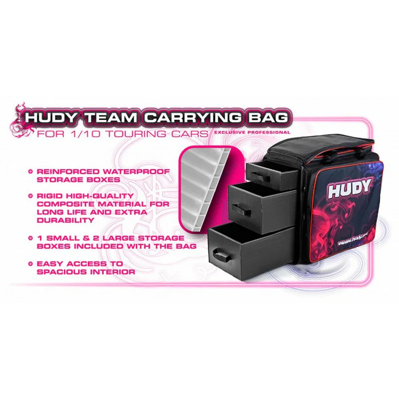 Sac de transport Hudy pour voiture 1/10 V3" - Hudy - 199100" - Image 3