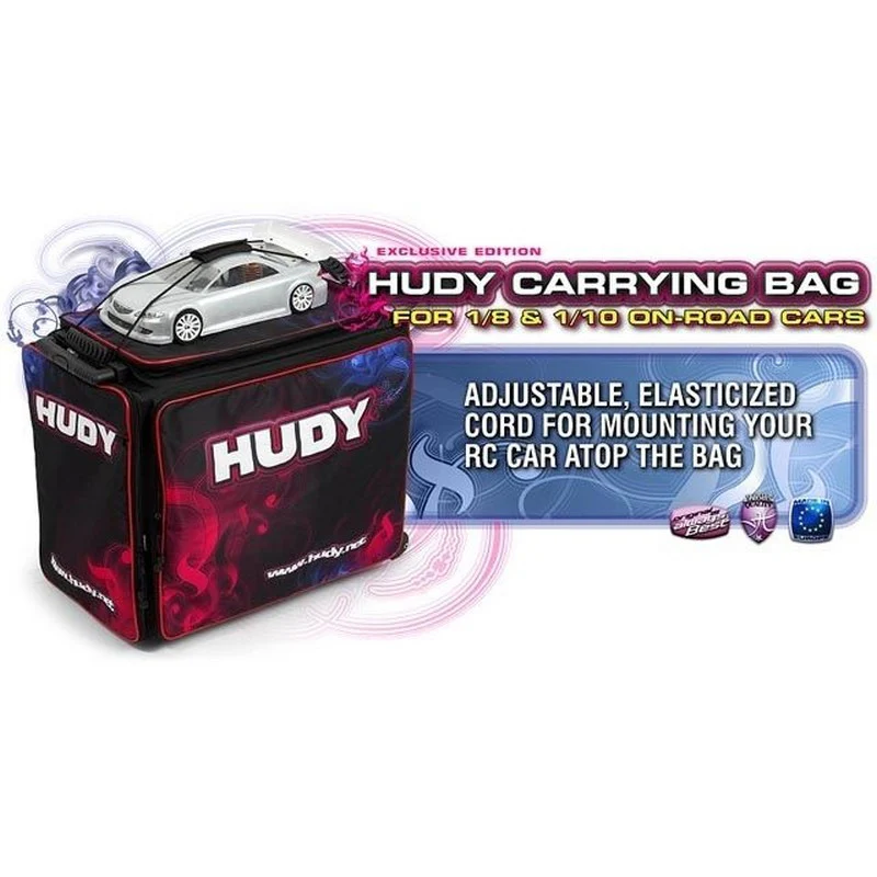Sac de transport Hudy pour voiture piste 1/10 ou 1/8 - Hudy - 199120 - Image 4