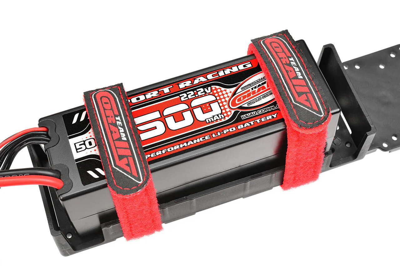 Sangles de batterie Pro 300x20 mm rouge (2 pcs) - C-50536 - Image 4