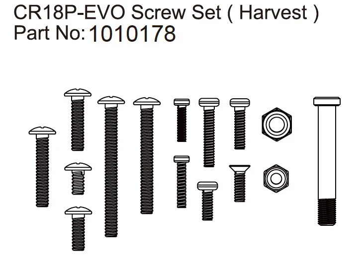 Screw Set Harvest - EVO 1:18