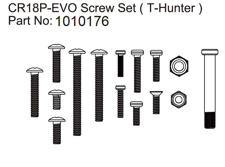 Screw Set T-Hunter - EVO 1:18