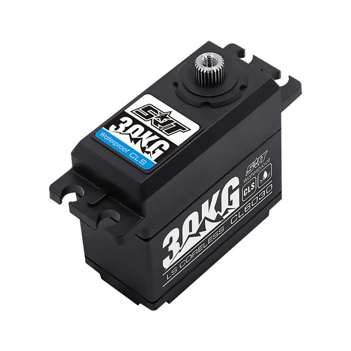 Servo de direction Coreless HV Couple élevé étanche 30,0 kg/0,11 s à 7,4 V
