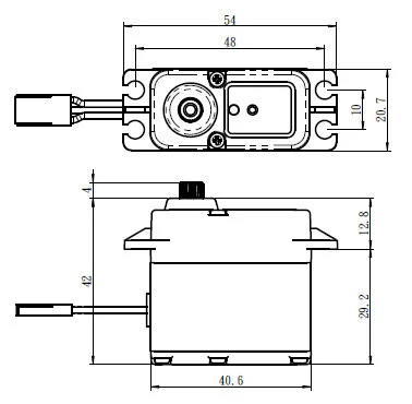 Servo 1/10 Savox SW-1210SG+ waterproof digital 6V 20KG / 0.16S - Image 2