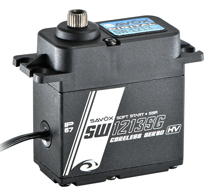 Servo crawler Savox SW-1213SG 38 kg 0,16 s HV Alu Brushless à engrenages en acier WP
