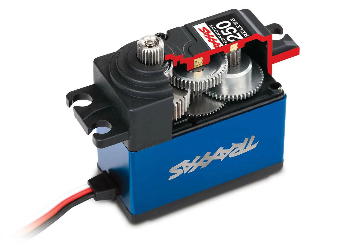 Servo Traxxas 2250 High Torque 24kg Digital étanche, pignons métal - Image 2