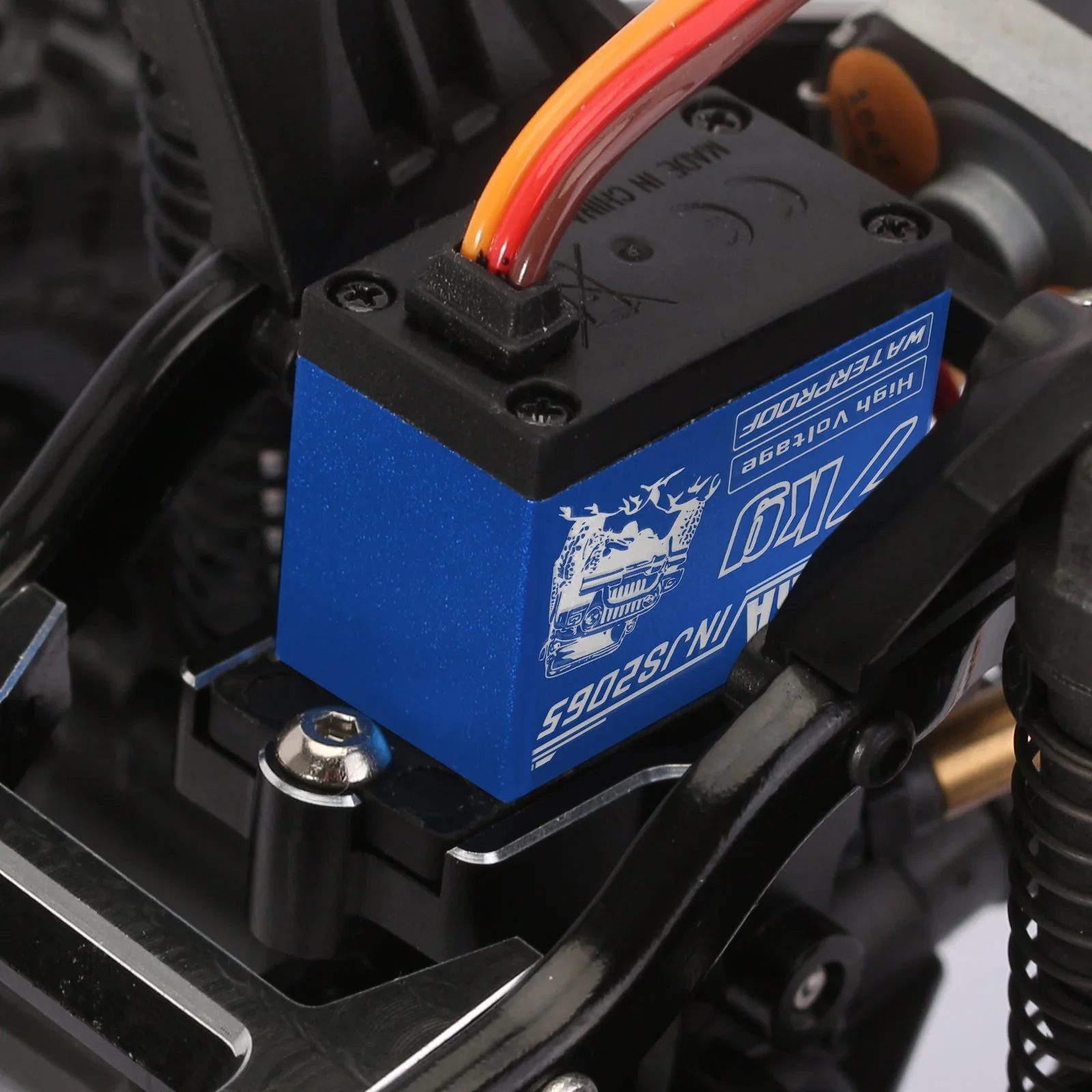 Servomoteur numérique INJORA 7 kg haute tension étanche 2065 avec support 1/18 TRX4M - Image 3