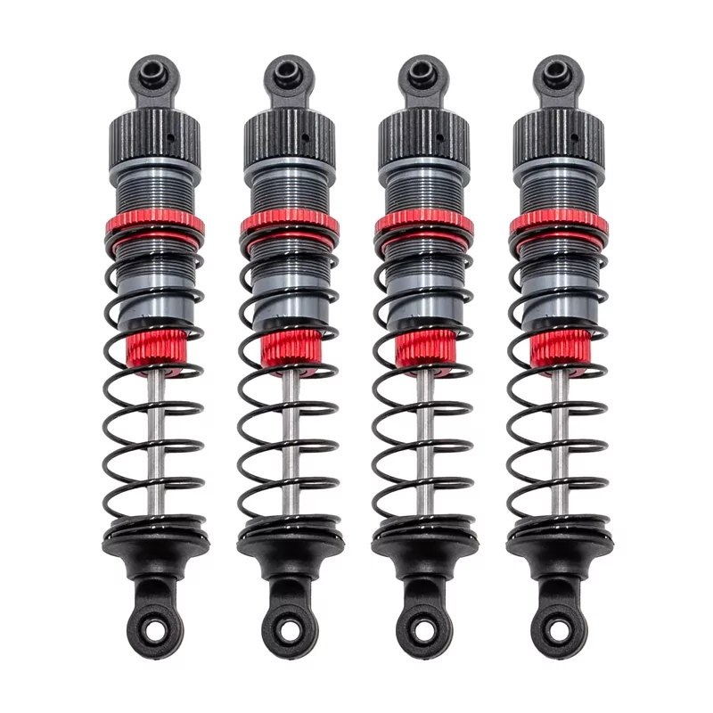 Option STX G2 / SBX 4 amortisseurs alu 1/12 85mm + kit 3 ressorts (H/M/S) - HTR-572085