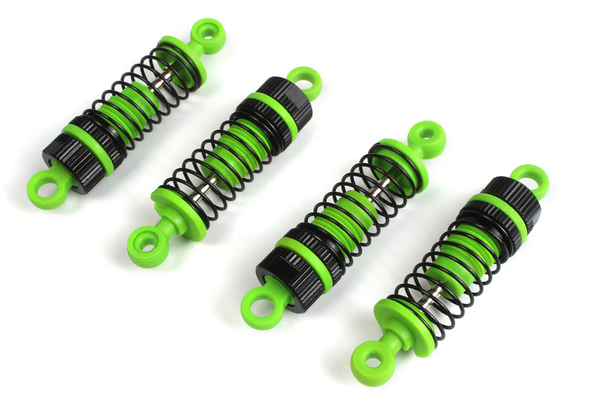 Set d'amortisseurs x4 vert Maverick Atom MV150521