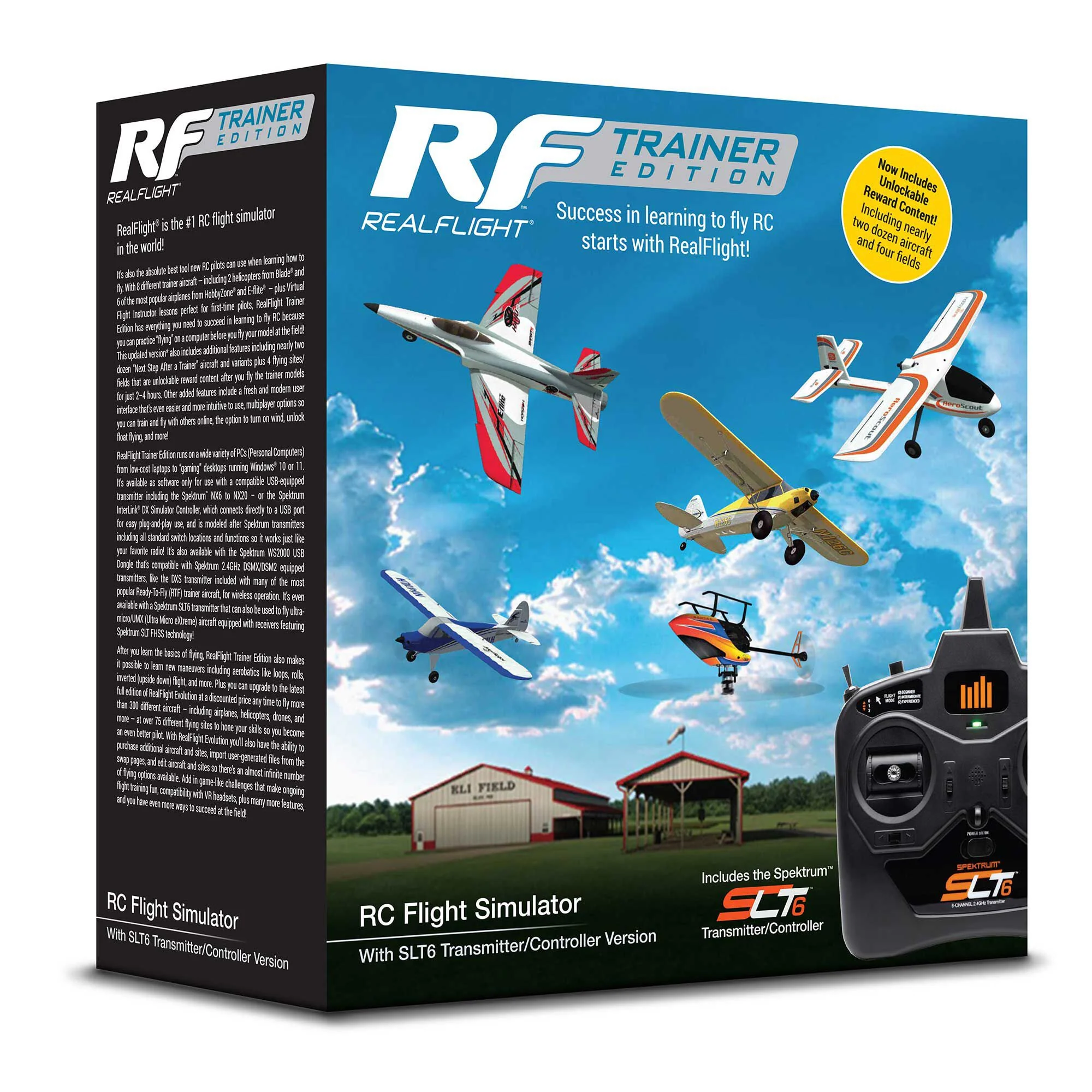 Simulateur de vol RC RealFlight Trainer Edition avec émetteur/contrôleur SLT6 (RFL-1211) - Image 2
