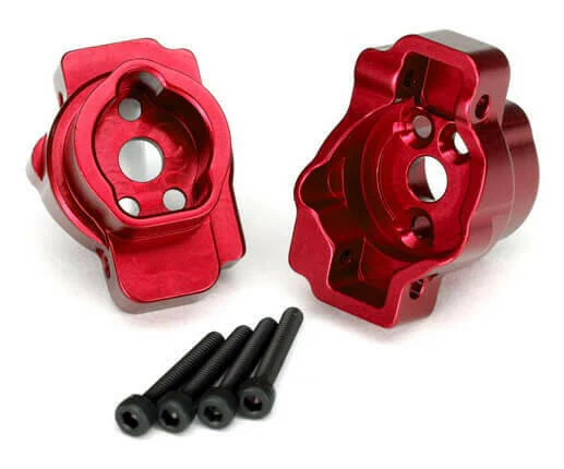 Sortie de pont arrière Alu Rouge (x2) - Traxxas 8256R