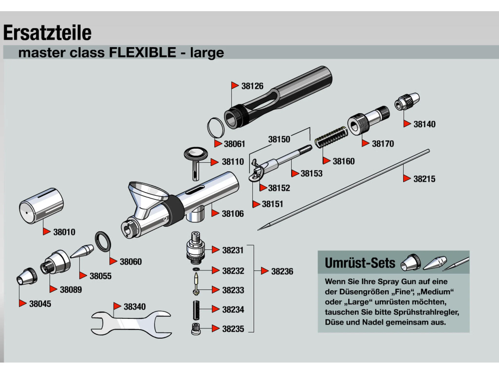 Pistolet à peinture "Flexible" Master Class Aérographe Revell pour les expérimentés 39109 - Image 3