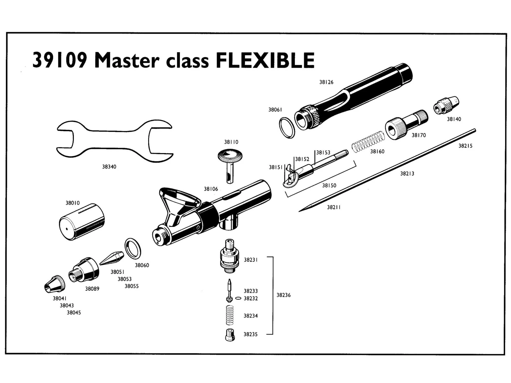Pistolet à peinture "Flexible" Master Class Aérographe Revell pour les expérimentés 39109 - Image 4