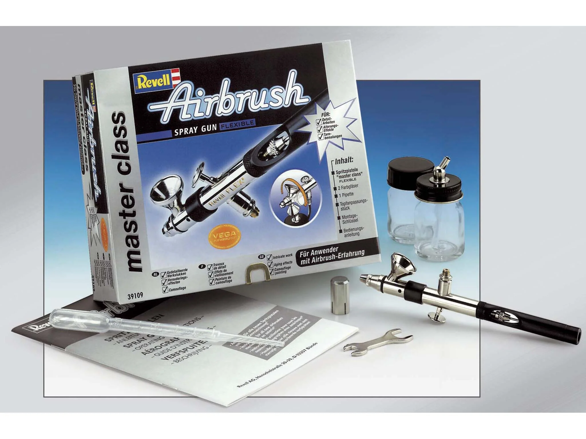 Pistolet à peinture "Flexible" Master Class Aérographe Revell pour les expérimentés 39109 - Image 8