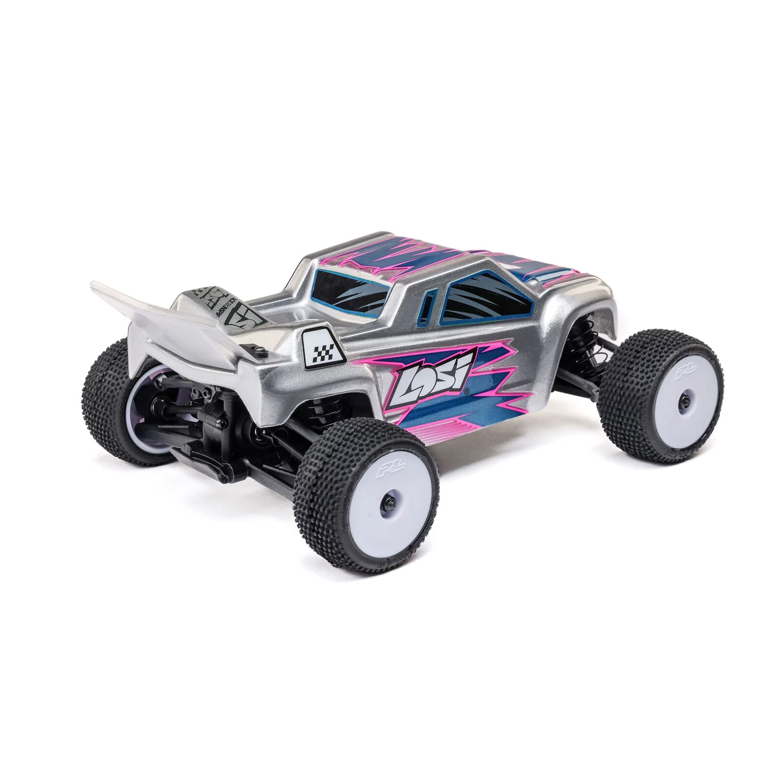 Stadium truck Losi 1/28 Micro-T 2S 2WD RTR gris LOS-1392T2 - Image 8