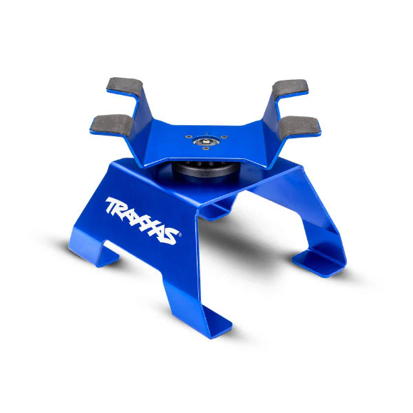 Stand pour voiture 1/10 et 1/8 bleu - Traxxas 8796 - Image 3