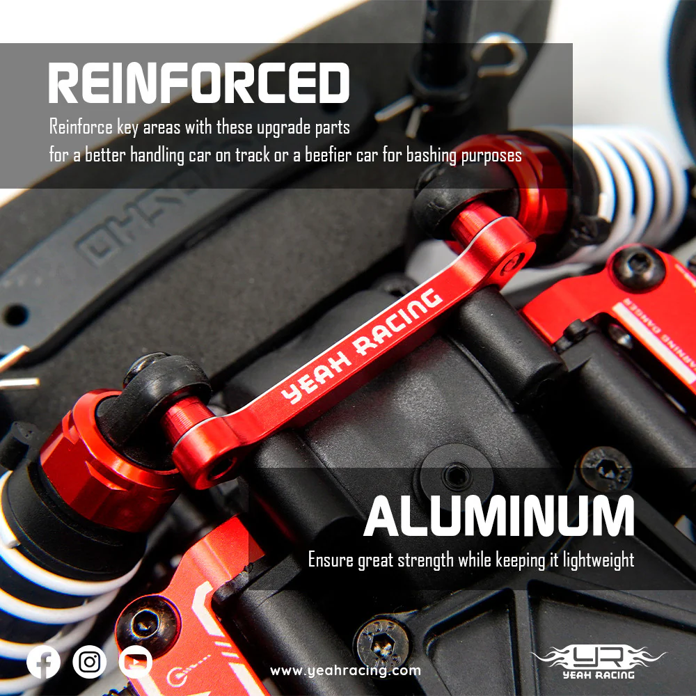 Support d'amortisseur avant en aluminium pour Kyosho 1/10 Fazer Mk2 - Image 3
