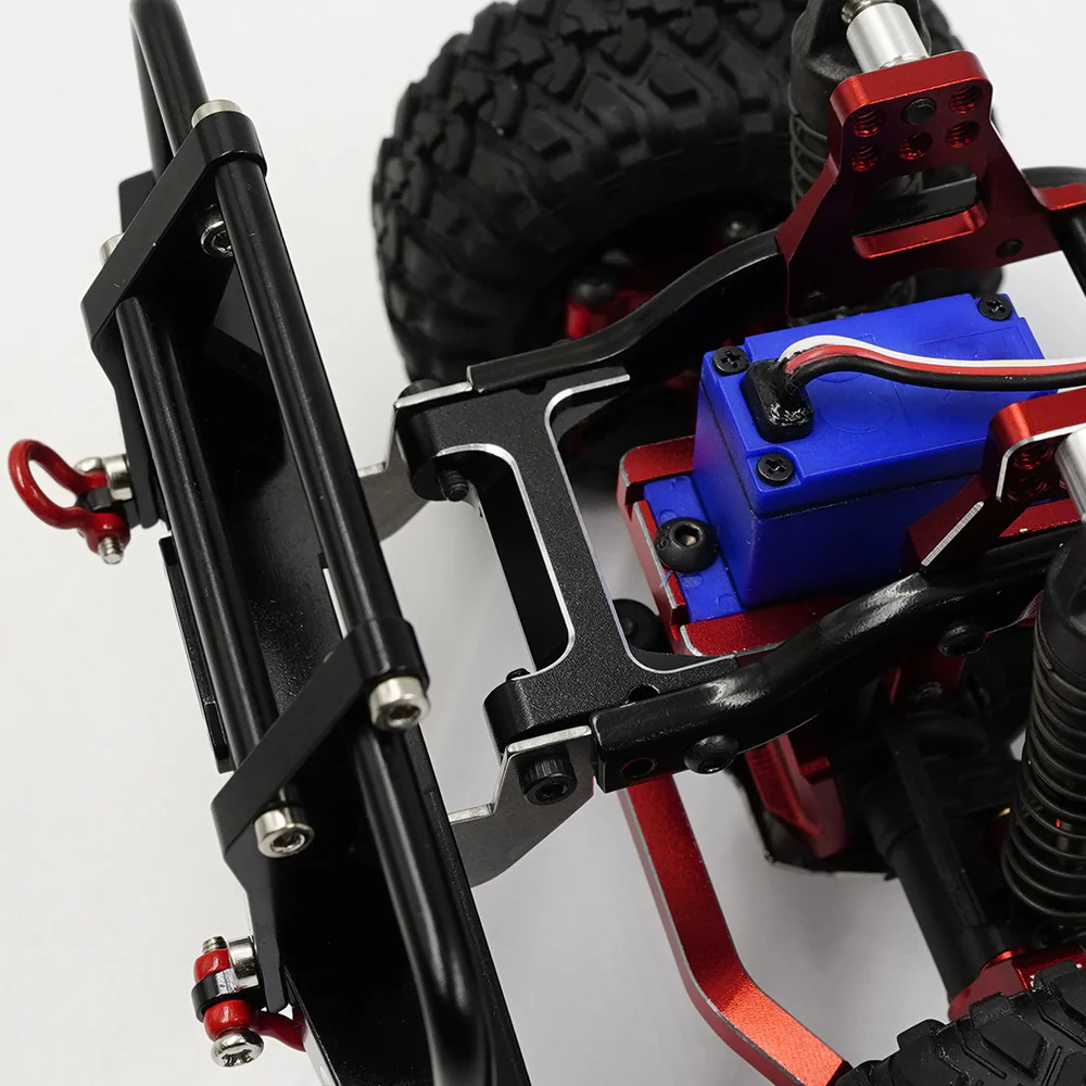 Support de pare-chocs en aluminium 2 pièces (F & R) pour TRX-4M Yeah Racing - Image 4
