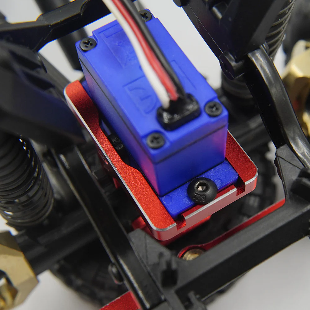 Support de servo en aluminium pour TRX-4M Yeah Racing - Image 2