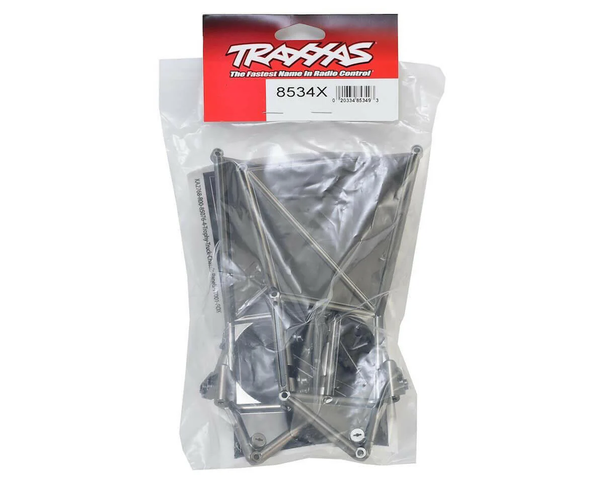 Support de triangle supérieur avant gauche et droit satin chrome - Traxxas 8534X