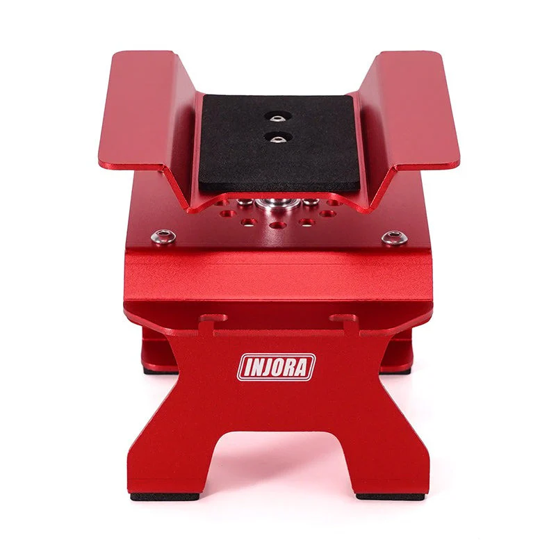 Support de voiture RC en aluminium rouge INJORA pour voiture RC 1/24, 1/18 - TOOL-63RD - Image 2
