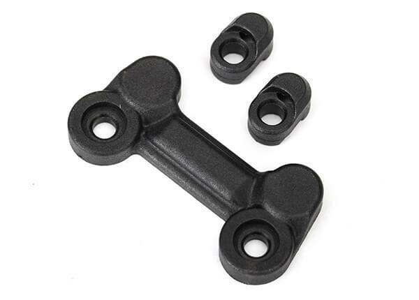 Supports de goupille de suspension supérieur (2), inférieur (1) Traxxas 8546